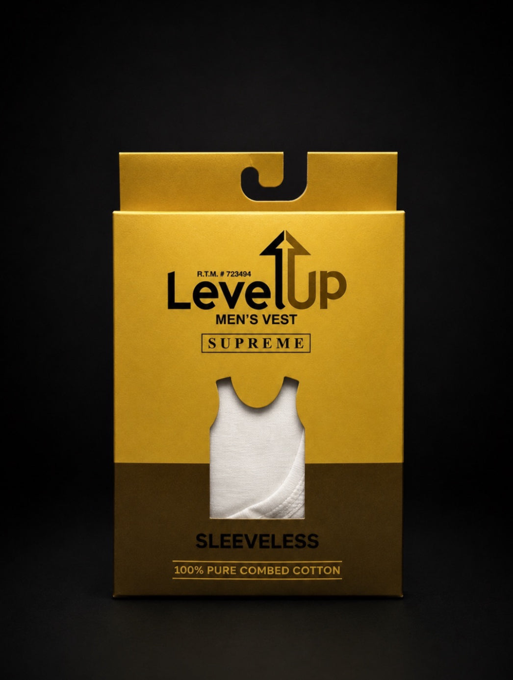 Level Up Supreme White Sleeveless Vest – Single Piece